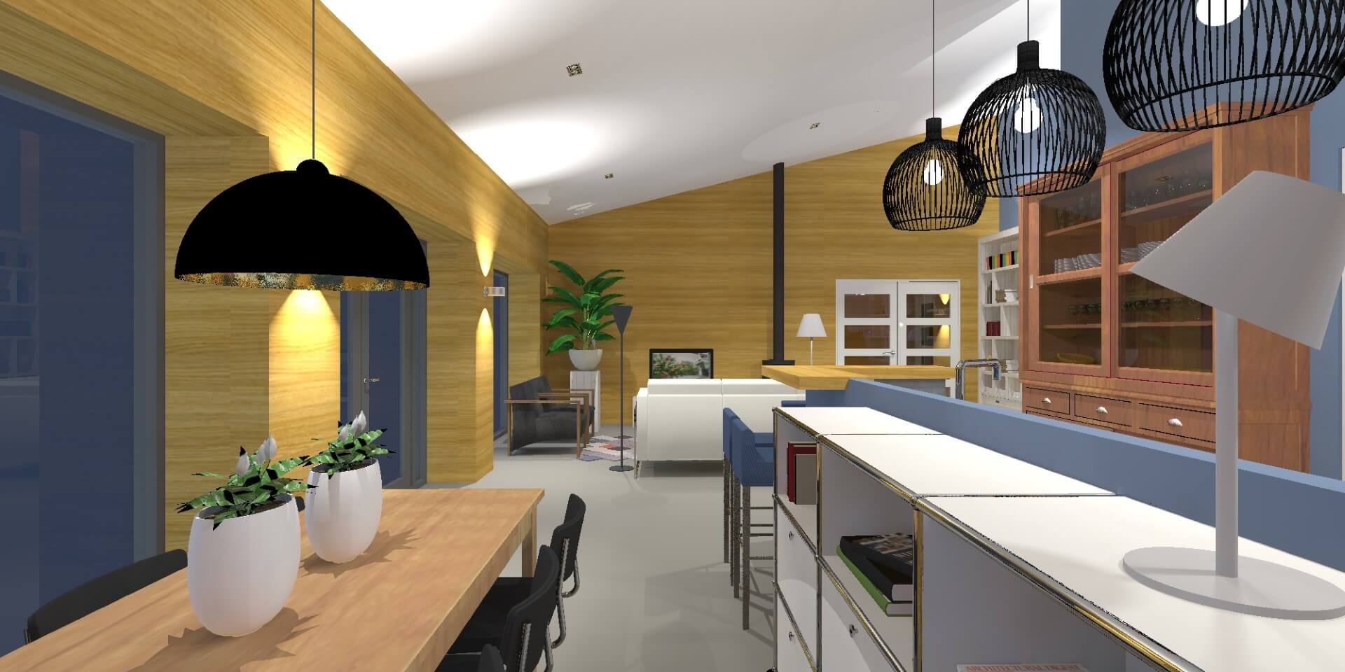 3D interieurontwerp, keukenontwerp, kleuradvies en lichtplan Almere - Oosterwold - Flevoland | Huis & Interieur