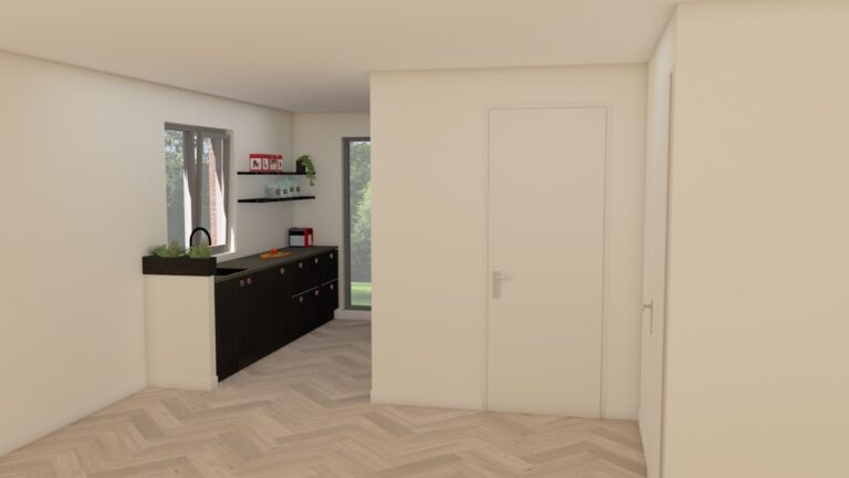 3D impressie keukenontwerp Rijsenhout | Huis & Interieur