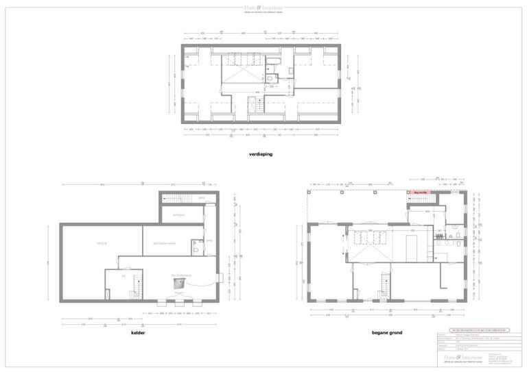 bouwtekeningadvies - indelingsadvies - bouwkundige aanpassingen - herbouw langgevelboerderij - door Huis & Interieur